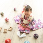 A346大阪の七五三写真撮影スタジオ・ハニーアンドクランチの3歳女の子和装のフォトギャラリー