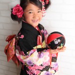 大阪の七五三写真撮影スタジオ・ハニーアンドクランチの7歳女の子和装のフォトギャラリーB124