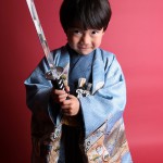 大阪の七五三写真撮影スタジオ・ハニーアンドクランチの男の子の和装のフォトギャラリーC126
