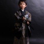 大阪の七五三写真撮影スタジオ・ハニーアンドクランチの男の子の和装のフォトギャラリーC150