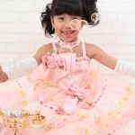 大阪の七五三写真撮影スタジオ・ハニーアンドクランチの7歳女の子ドレス・洋装のフォトギャラリーE169