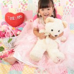 大阪の七五三写真撮影スタジオ・ハニーアンドクランチの3歳女の子洋装（ドレス・きぐるみ）のフォトギャラリー